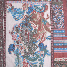 Load image into Gallery viewer, Premium Tribal Paisley Floral Print Frayed Edge Scarf Shawl Wrap - Diff Colors