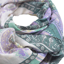 Load image into Gallery viewer, Premium Tribal Paisley Floral Print Frayed Edge Scarf Shawl Wrap - Diff Colors