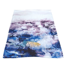 Load image into Gallery viewer, TrendsBlue Premium 100% Pure Silk Floral Scenery Painting Scarf Shawl Wrap