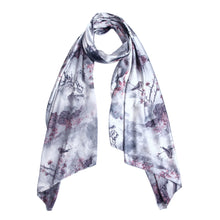 Load image into Gallery viewer, TrendsBlue Elegant Artistic Floral Scenery Painting Silk Feel Fashion Scarf Wrap