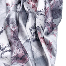 Load image into Gallery viewer, TrendsBlue Elegant Artistic Floral Scenery Painting Silk Feel Fashion Scarf Wrap