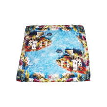 Load image into Gallery viewer, TrendsBlue Premium 100% Pure Silk Floral Print Small Square Scarf 21"