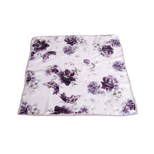Load image into Gallery viewer, TrendsBlue Premium 100% Pure Silk Floral Print Small Square Scarf 21"