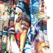 Load image into Gallery viewer, TrendsBlue Elegant Artistic Floral Scenery Painting Silk Feel Fashion Scarf Wrap