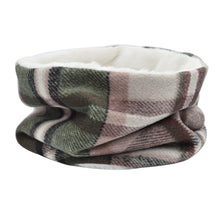 Load image into Gallery viewer, Premium Checker Plaid Soft Faux Fur Infinity Loop Circle Scarf - Diff Colors