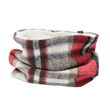 Load image into Gallery viewer, Premium Checker Plaid Soft Faux Fur Infinity Loop Circle Scarf - Diff Colors
