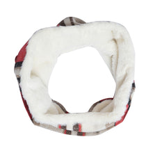 Load image into Gallery viewer, Premium Checker Plaid Soft Faux Fur Infinity Loop Circle Scarf - Diff Colors
