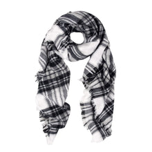 Load image into Gallery viewer, Premium Winter Large Soft Knit Plaid Checked Square Blanket Scarf Shawl Wrap
