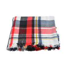 Load image into Gallery viewer, Premium Winter Large Soft Knit Plaid Checked Square Blanket Scarf Shawl Wrap