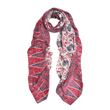Load image into Gallery viewer, Elegant Soft Floral Vine Leaves Print Fashion Scarf Wrap - Different Colors