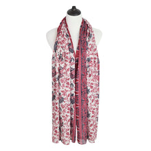 Load image into Gallery viewer, Elegant Soft Floral Vine Leaves Print Fashion Scarf Wrap - Different Colors