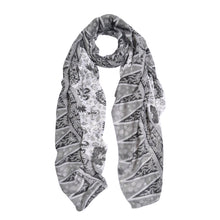 Load image into Gallery viewer, Elegant Soft Floral Vine Leaves Print Fashion Scarf Wrap - Different Colors