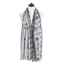 Load image into Gallery viewer, Elegant Soft Floral Vine Leaves Print Fashion Scarf Wrap - Different Colors