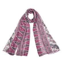 Load image into Gallery viewer, Elegant Soft Floral Vine Leaves Print Fashion Scarf Wrap - Different Colors