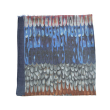 Load image into Gallery viewer, Elegant Multi Color Feather Print Frayed Edge Fashion Scarf Shawl Wrap