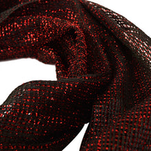 Load image into Gallery viewer, Premium Solid Color Glitter Metallic Mesh Scarf - Different Colors Available