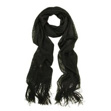 Load image into Gallery viewer, Premium Solid Color Glitter Metallic Mesh Scarf - Different Colors Available