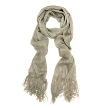 Load image into Gallery viewer, Premium Solid Color Glitter Metallic Mesh Scarf - Different Colors Available