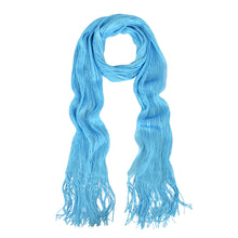 Load image into Gallery viewer, Premium Solid Color Glitter Metallic Mesh Scarf - Different Colors Available