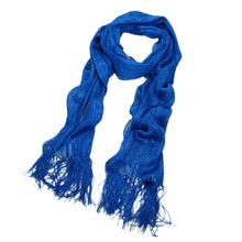 Load image into Gallery viewer, Premium Solid Color Glitter Metallic Mesh Scarf - Different Colors Available