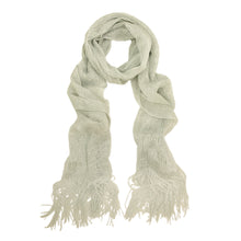 Load image into Gallery viewer, Premium Solid Color Glitter Metallic Mesh Scarf - Different Colors Available