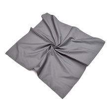 Load image into Gallery viewer, 4-Pack Premium Pure Cotton Solid Color Bandanas Square Scarf Headband Wrap 22"