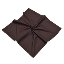 Load image into Gallery viewer, Premium Large Pure Cotton Solid Color Square Scarf Wrap 34"
