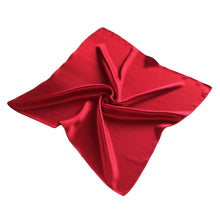 Load image into Gallery viewer, Premium 100% Pure Mulberry Silk Solid Color Square Scarf 21.5"