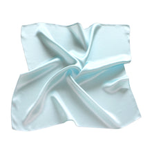 Load image into Gallery viewer, Premium 100% Pure Mulberry Silk Solid Color Square Scarf 21.5"