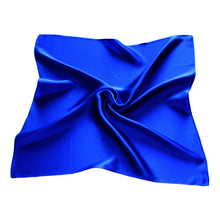 Load image into Gallery viewer, Premium 100% Pure Mulberry Silk Solid Color Square Scarf 21.5"