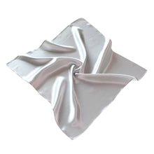 Load image into Gallery viewer, Premium 100% Pure Mulberry Silk Solid Color Square Scarf 21.5"