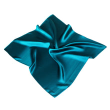 Load image into Gallery viewer, Premium 100% Pure Mulberry Silk Solid Color Square Scarf 21.5&quot;
