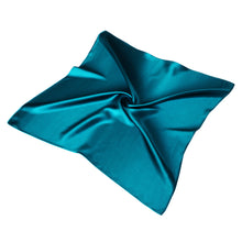 Load image into Gallery viewer, Premium 100% Pure Mulberry Silk Solid Color Square Scarf 21.5"