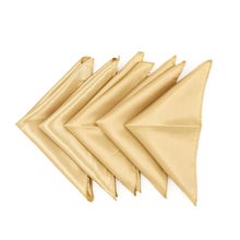 Load image into Gallery viewer, 5-Pack Set Men's Solid Color Pocket Square Handkerchief - Diff Colors