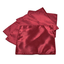 Load image into Gallery viewer, 5-Pack Set Men's Solid Color Pocket Square Handkerchief - Diff Colors