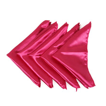 Load image into Gallery viewer, 5-Pack Set Men's Solid Color Pocket Square Handkerchief - Diff Colors