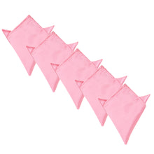 Load image into Gallery viewer, 5-Pack Set Men's Solid Color Pocket Square Handkerchief - Diff Colors