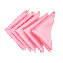Load image into Gallery viewer, 5-Pack Set Men's Solid Color Pocket Square Handkerchief - Diff Colors