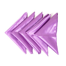 Load image into Gallery viewer, 5-Pack Set Men's Solid Color Pocket Square Handkerchief - Diff Colors