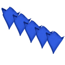 Load image into Gallery viewer, 5-Pack Set Men's Solid Color Pocket Square Handkerchief - Diff Colors