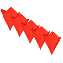 Load image into Gallery viewer, 5-Pack Set Men's Solid Color Pocket Square Handkerchief - Diff Colors