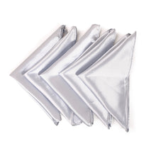 Load image into Gallery viewer, 5-Pack Set Men's Solid Color Pocket Square Handkerchief - Diff Colors