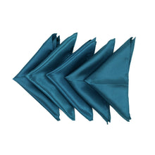 Load image into Gallery viewer, 5-Pack Set Men's Solid Color Pocket Square Handkerchief - Diff Colors