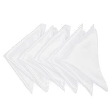 Load image into Gallery viewer, 5-Pack Set Men's Solid Color Pocket Square Handkerchief - Diff Colors