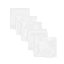 Load image into Gallery viewer, 5-Pack Set Men's Solid Color Pocket Square Handkerchief - Diff Colors