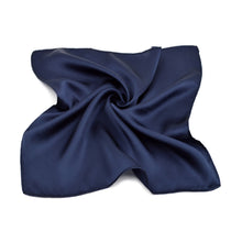 Load image into Gallery viewer, Premium 100% Pure Mulberry Silk Solid Pocket Square Handkerchief Scarf 13.5" - Diff Color