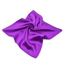 Load image into Gallery viewer, Premium 100% Pure Mulberry Silk Solid Pocket Square Handkerchief Scarf 13.5" - Diff Color