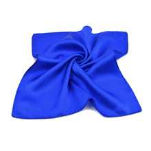 Load image into Gallery viewer, Premium 100% Pure Mulberry Silk Solid Pocket Square Handkerchief Scarf 13.5" - Diff Color