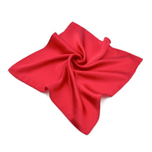 Load image into Gallery viewer, Premium 100% Pure Mulberry Silk Solid Pocket Square Handkerchief Scarf 13.5" - Diff Color