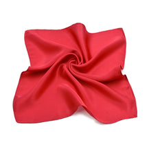 Load image into Gallery viewer, Premium 100% Pure Mulberry Silk Solid Pocket Square Handkerchief Scarf 13.5" - Diff Color